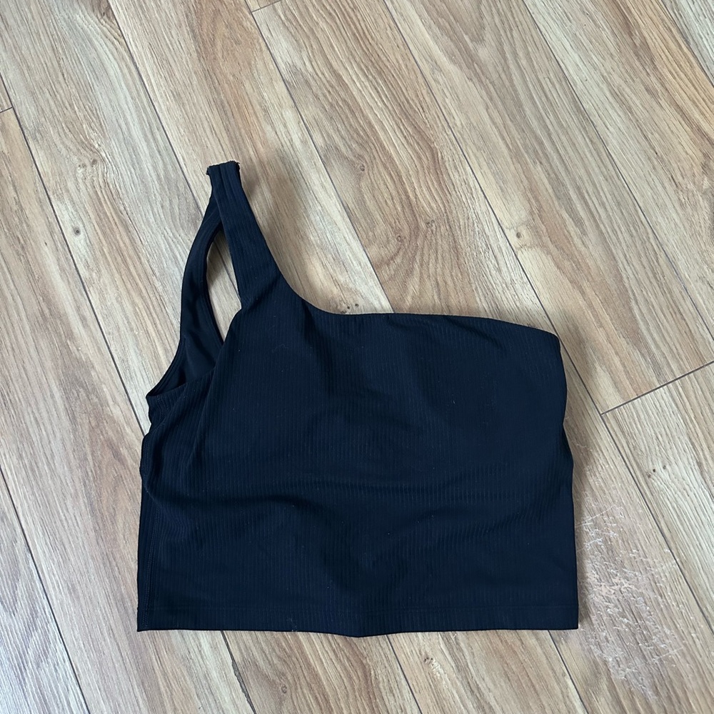 lululemon athletica Black One-Shoulder Top